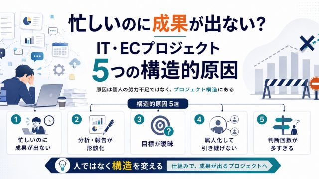 Sketto IT・ECプロジェクト5つの構造的原因